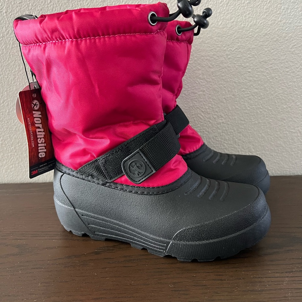 Northside Girls Frosty Waterproof All Weather Snow Boots, Berry Size 13